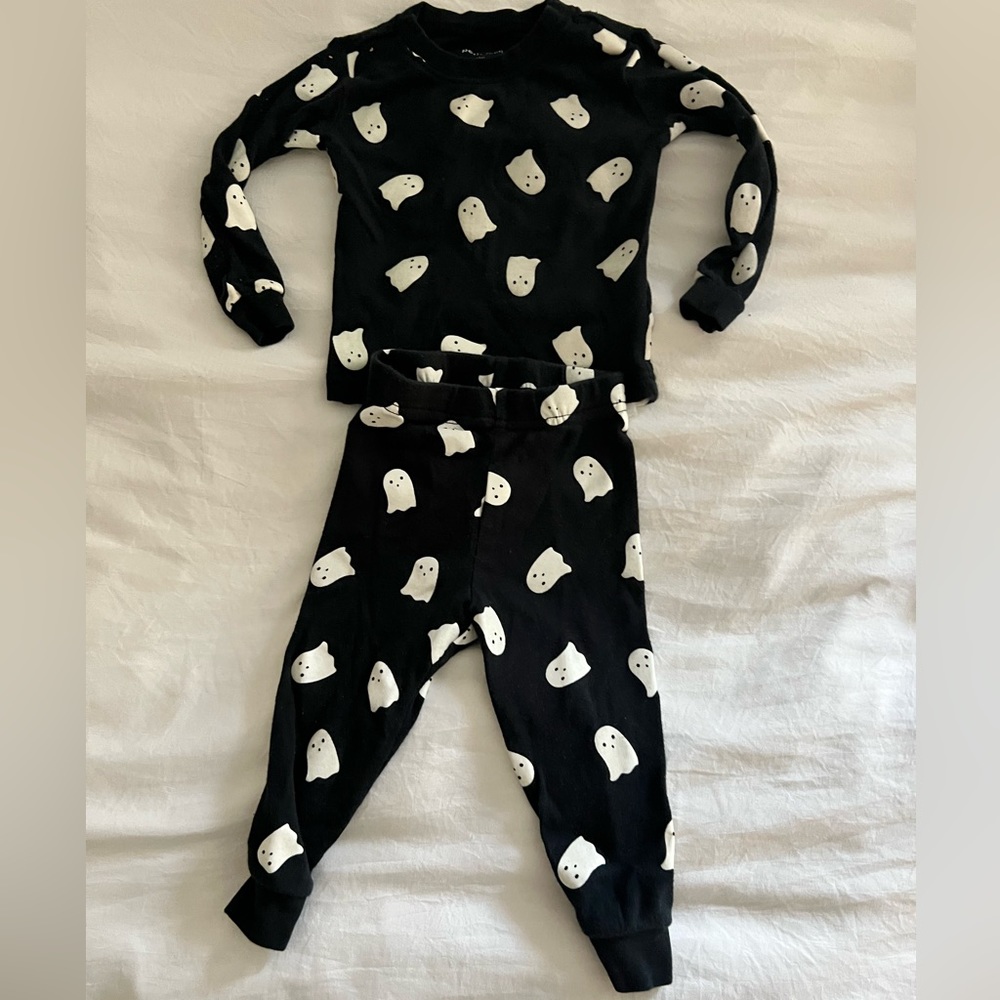 Petit Lem Baby Ghost Pajama Set (12M)